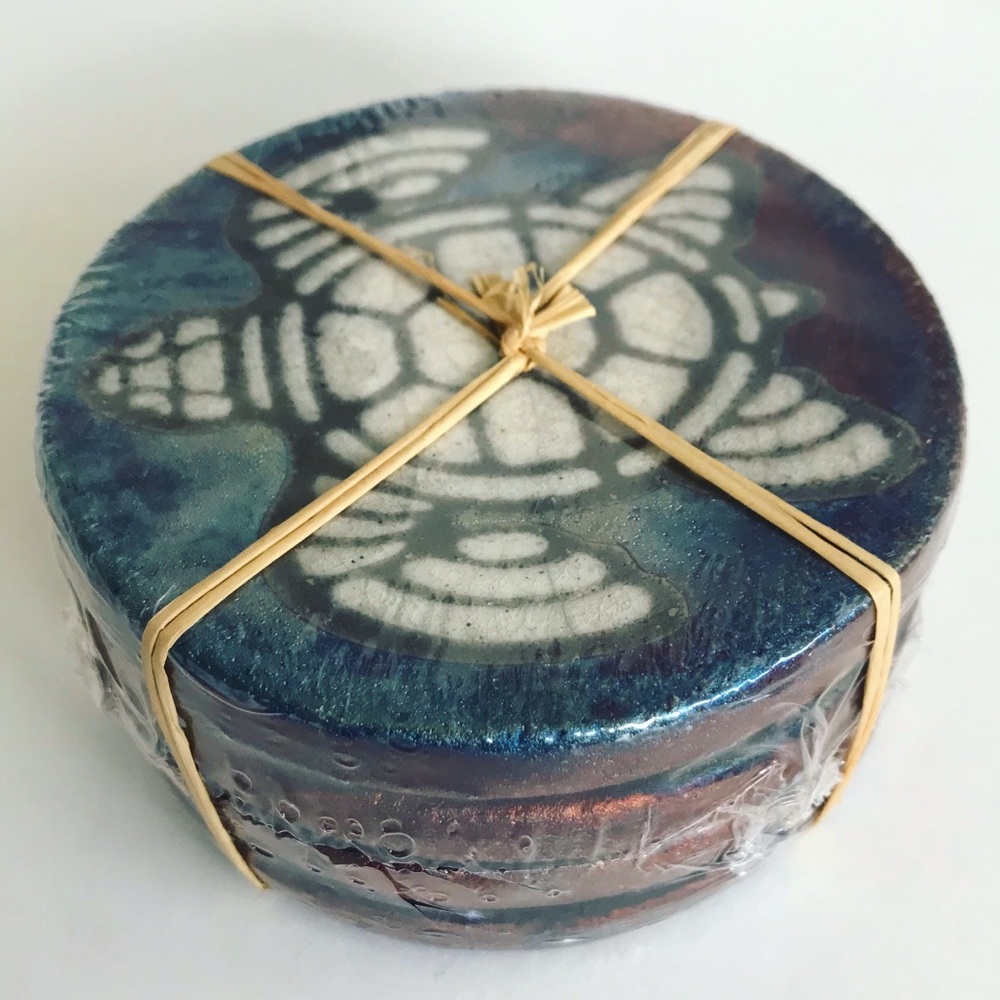 Hawaiian Lava Coasters (4) NWT